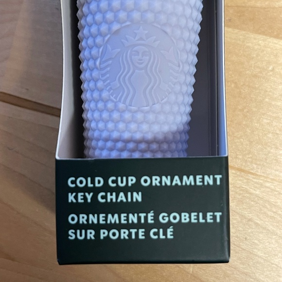 New with Tags Starbucks Cold Cup 2021 Ornament Keychain Matte Purple - Picture 4 of 6
